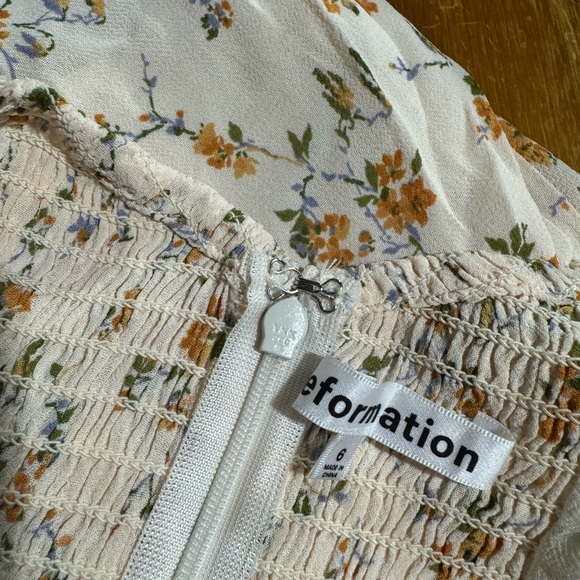 Reformation Maebry Dress 
Color: Julius Size 6 New without tags $248 - Picture 13 of 15